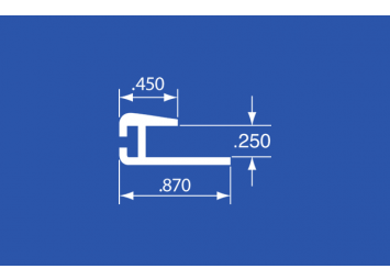 LTP-49A - Aluminum Curtain Track - 144"